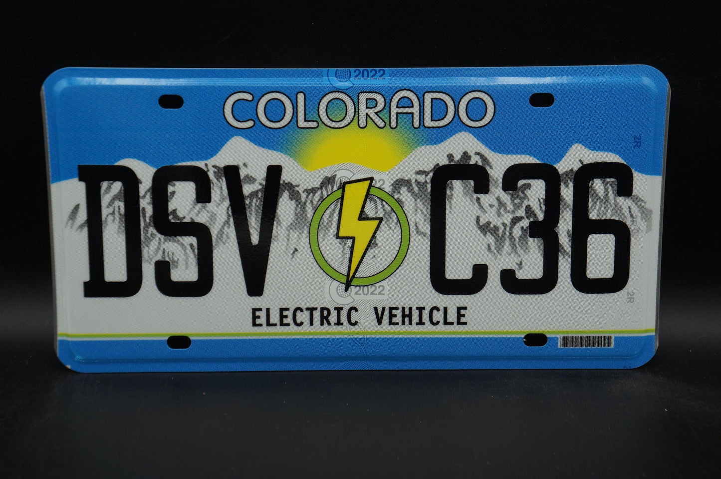 Colorado ELECTRIC VEHICLE License Plate