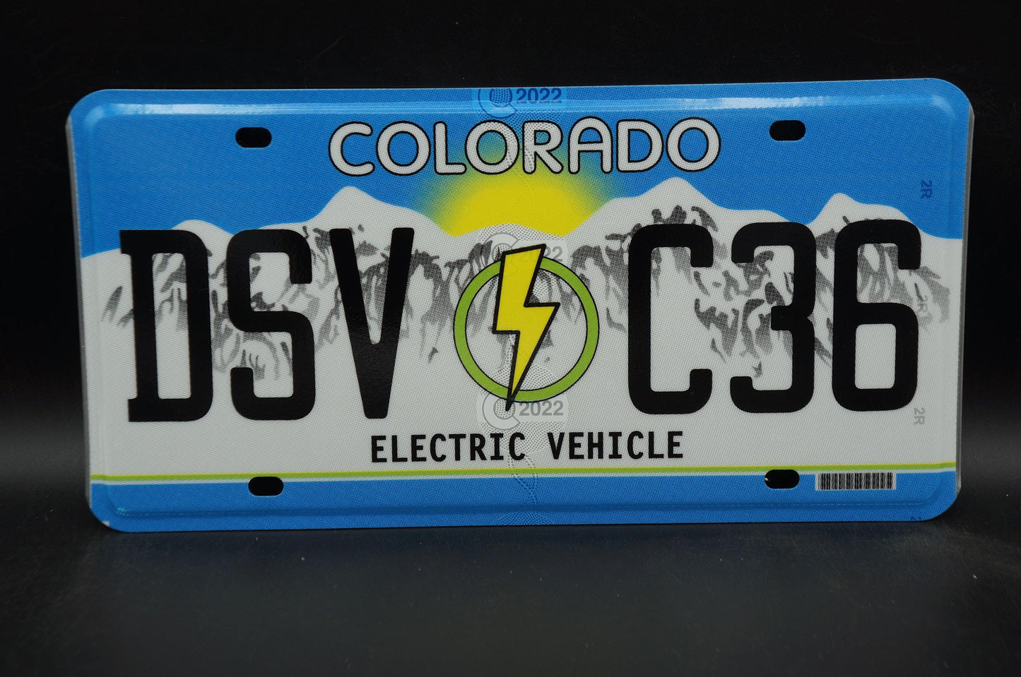 Colorado ELECTRIC VEHICLE License Plate