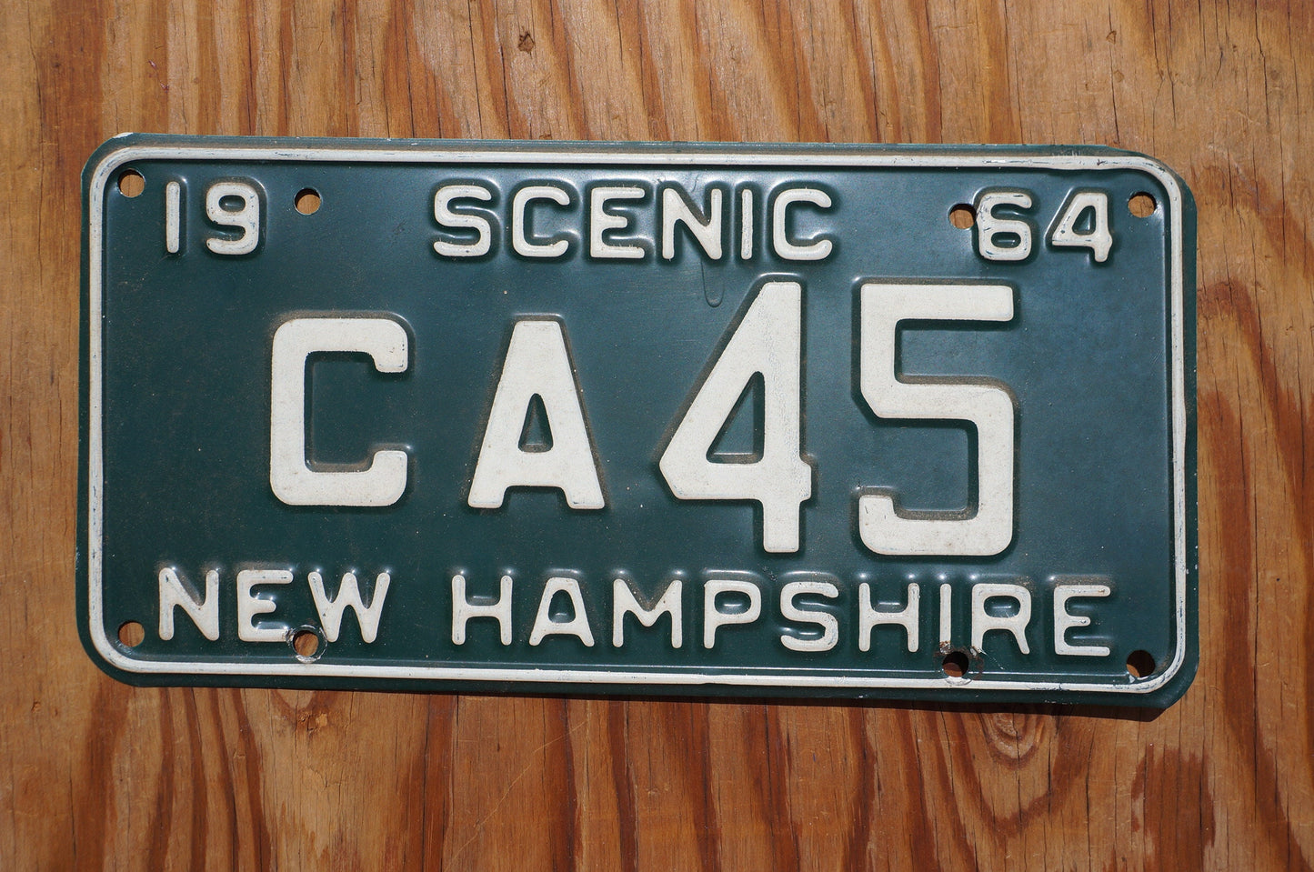 1964 SCENIC New Hampshire Vintage license plate