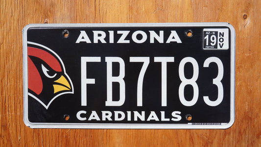 2019 Arizona CARDINALS NFL Footbal Sport Bird License Plate