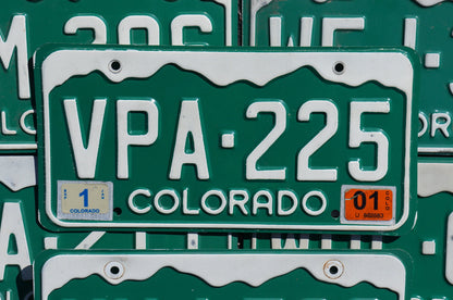 One or More - COLORADO GREEN MOUNTAINS License Plate