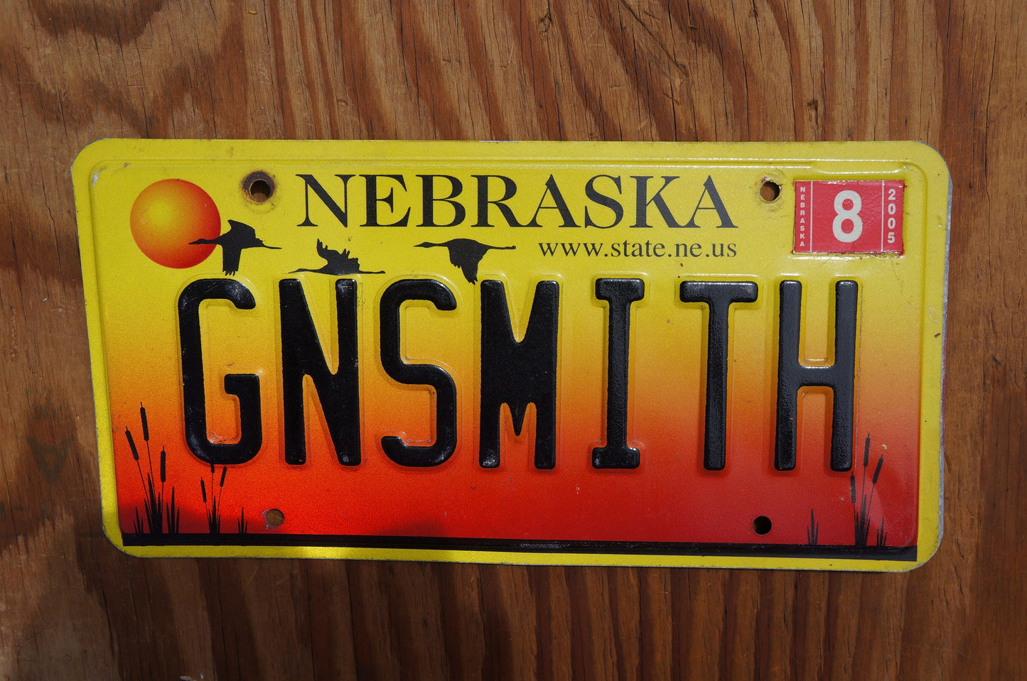 2005 Nebraska Vanity GNSMITH License Plate