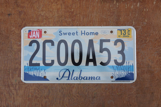 One or More - ALABAMA SWEET HOME Colorful Graphic License Plate