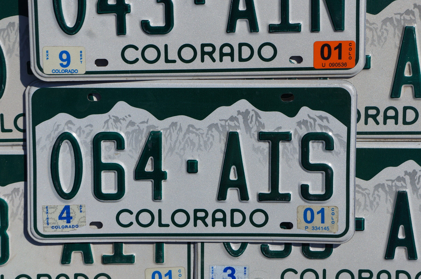 One or More - COLORADO SNOW MOUNTAINS License Plate