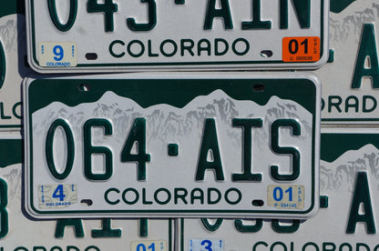 One or More - COLORADO SNOW MOUNTAINS License Plate