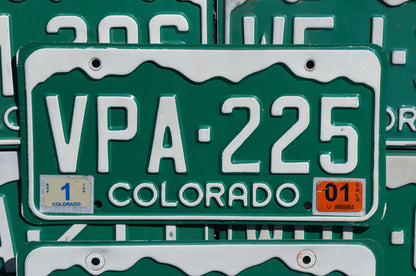 One or More - COLORADO GREEN MOUNTAINS License Plate